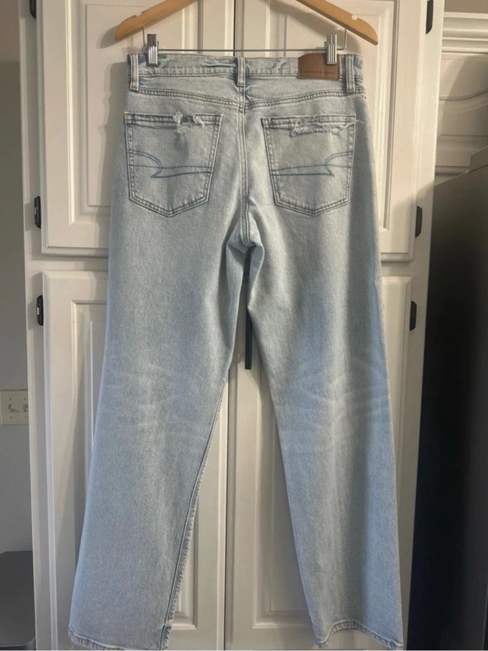 American Eagle Outfitters Light Wash Ex Boyfriend Jeans